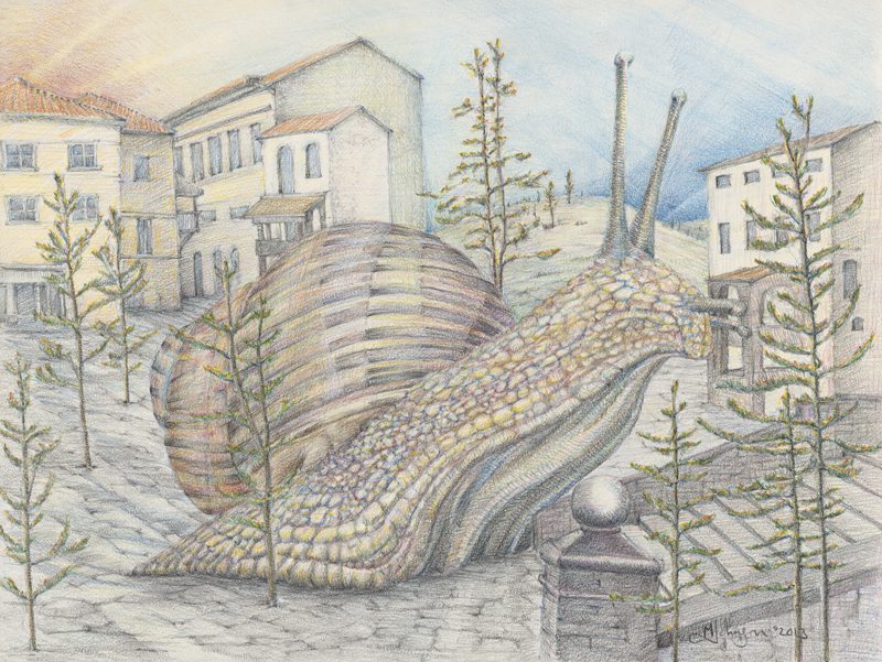 16" x 12" pencil & colour pencil *original for sale $580